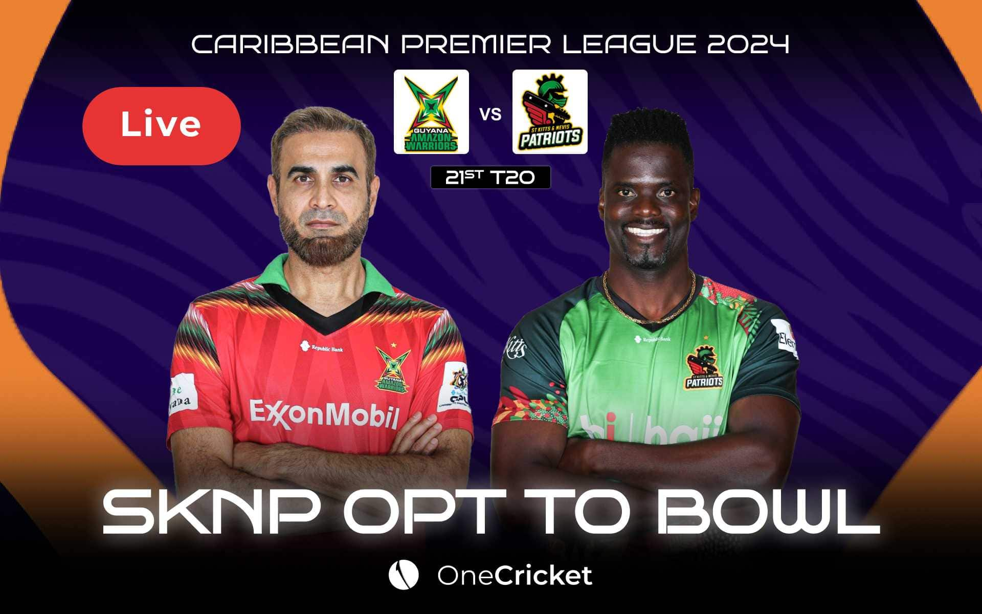 CPL 2024, GUY vs SKNP, Match 21 Live Score: Match Updates, Highlights And Live Streaming 